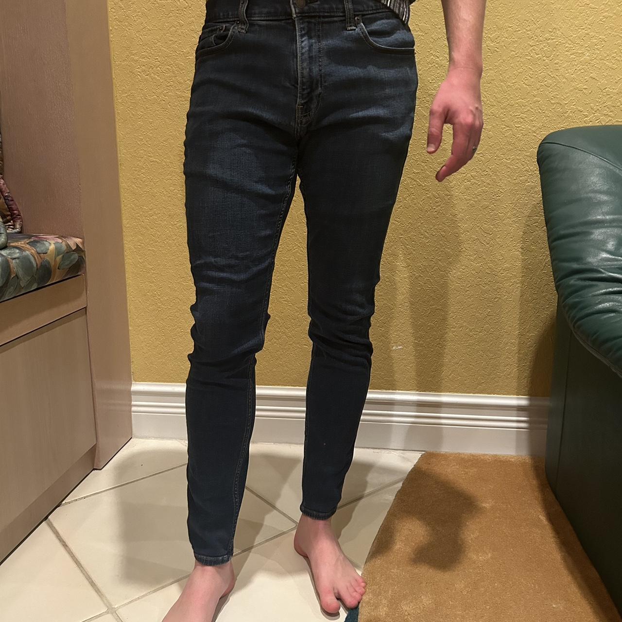 Hollister mens jeans on sale super skinny