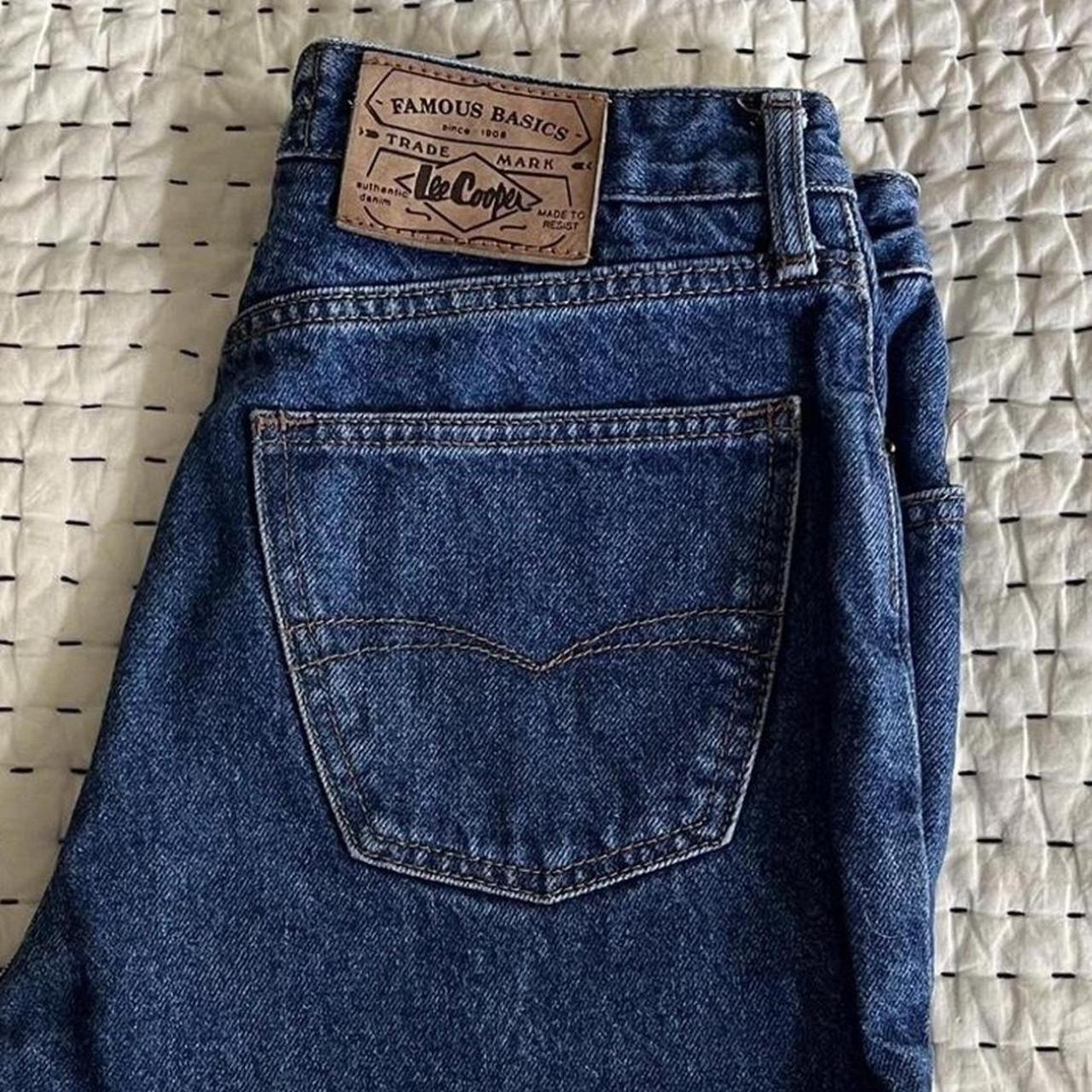 Vintage Lee Jeans Straight leg, thick vintage Lee... - Depop