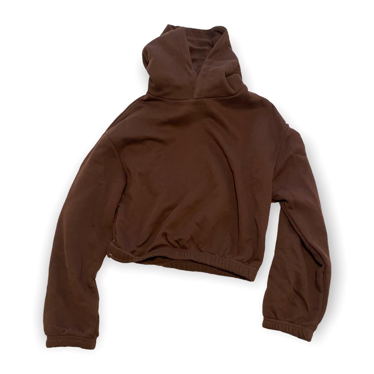 Zara store brown hoodie