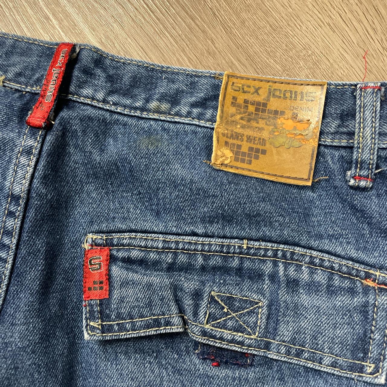 Sex Denim Shorts 36 #sex #denim #jorts #shorts #y2k - Depop