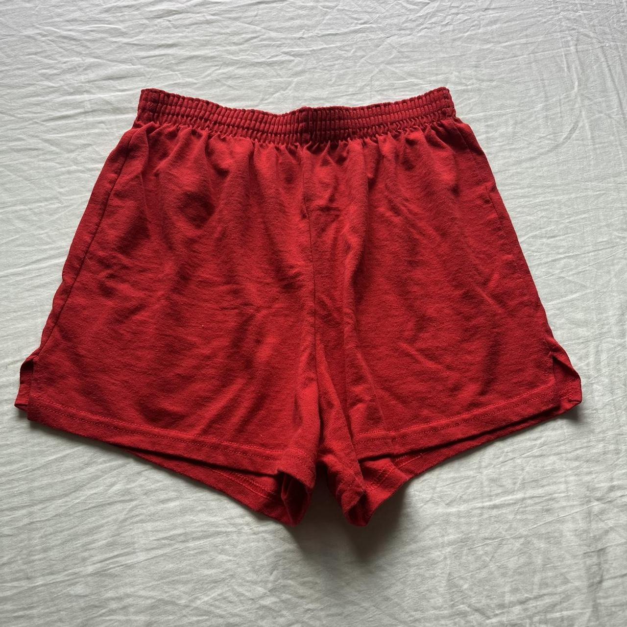 Soffe Women's Red Shorts | Depop