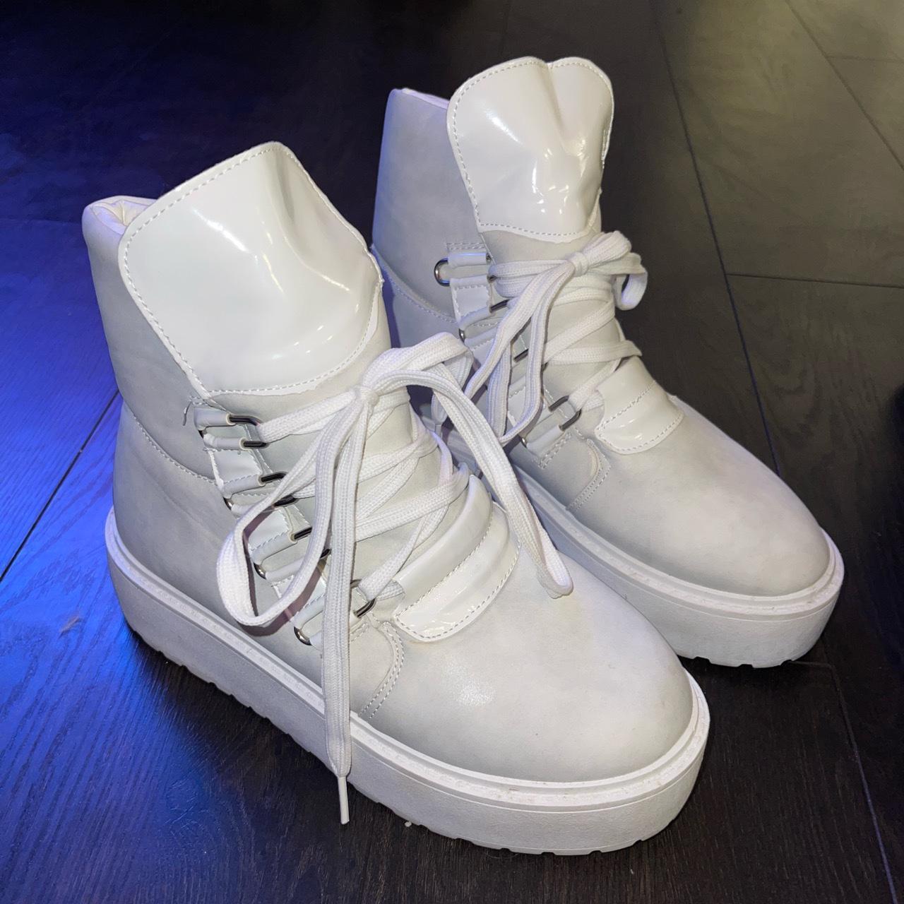 white platform boots dolls kill