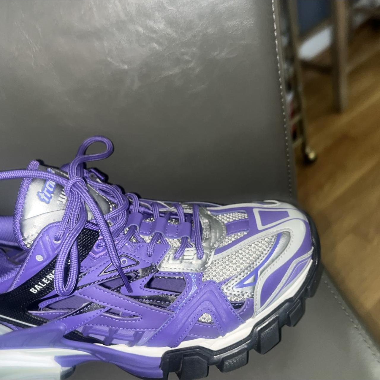 balenciaga trainers mens purple