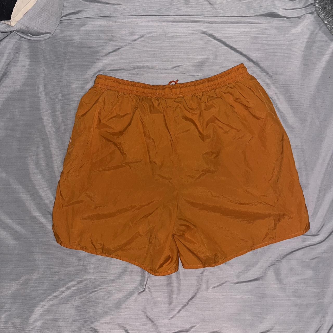 Nike Men's Orange and White Swim-briefs-shorts (2)