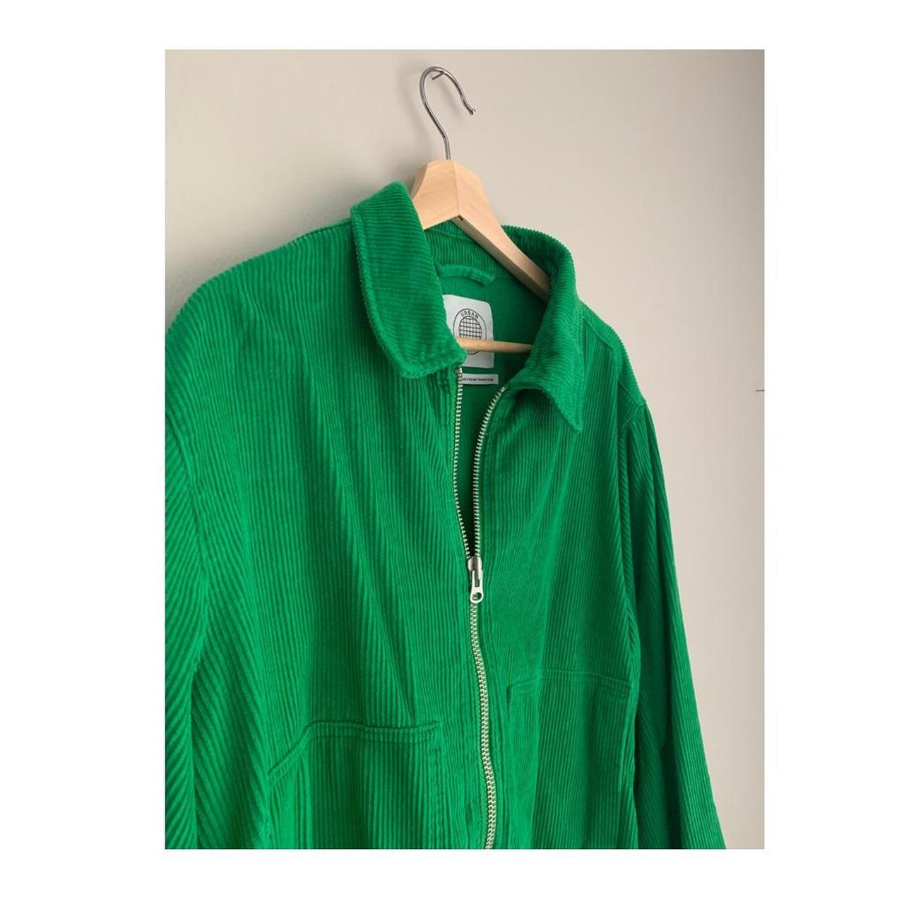 Urban Outfitters Men's Green Jacket Depop
