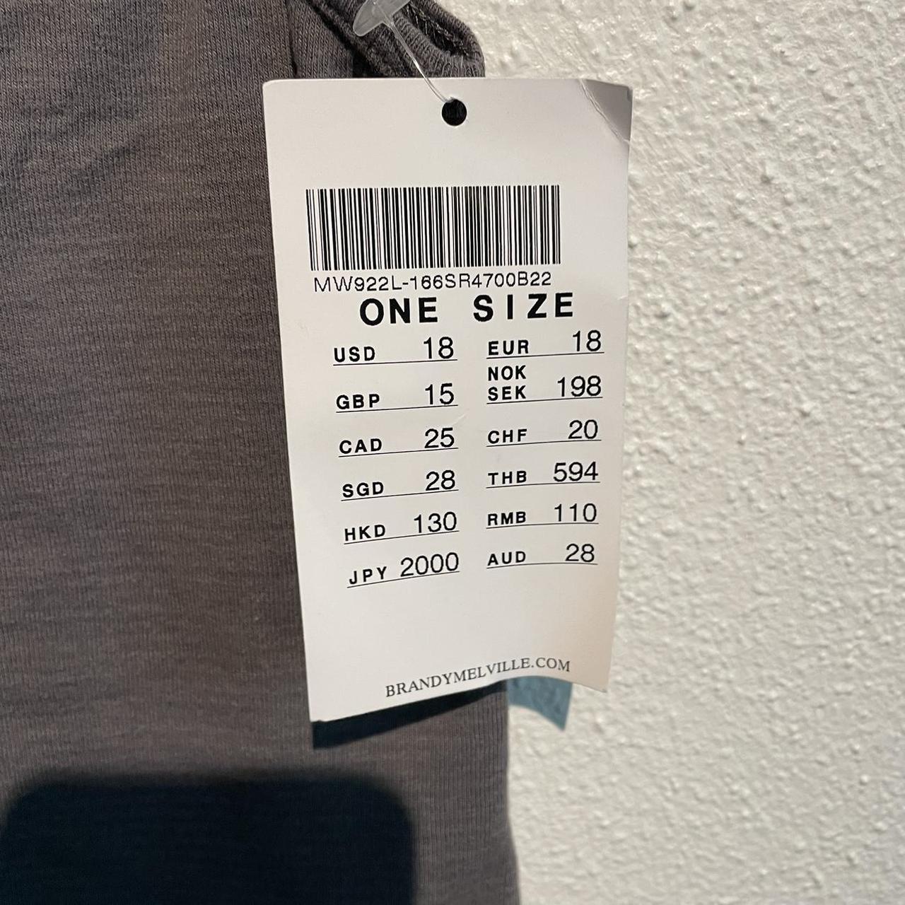 Brandy Melville Striped Tank , Really cute grey...