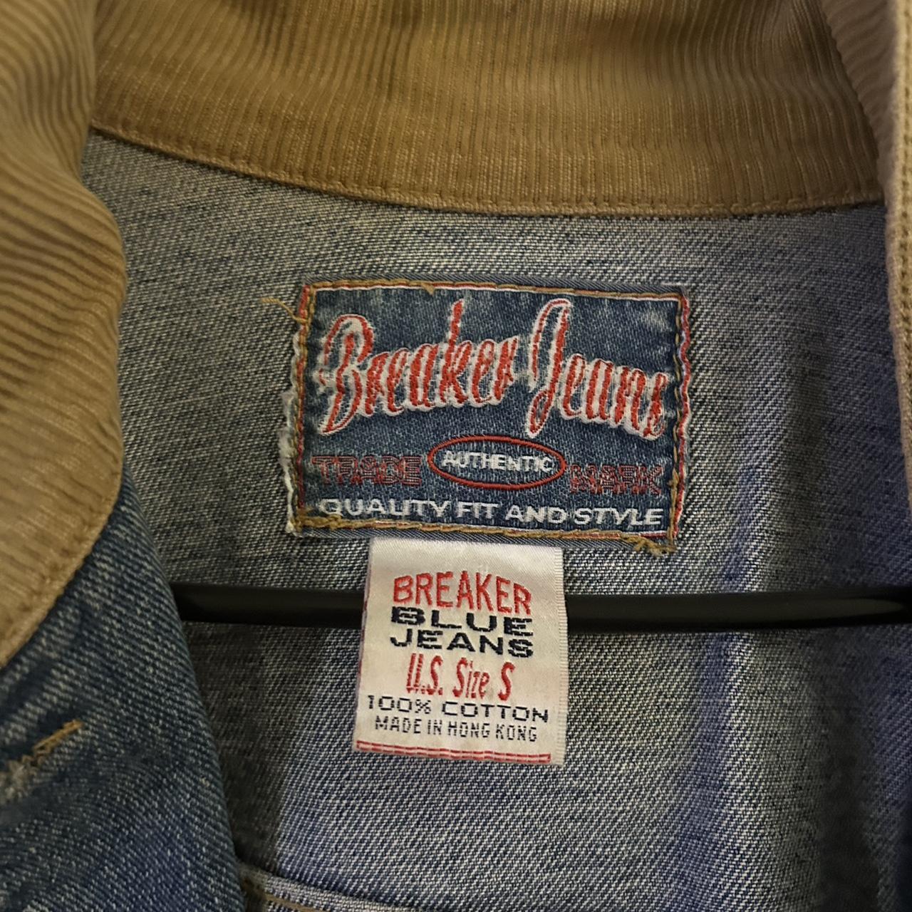 breaker jeans jacket, size S but fits like M, no... Depop