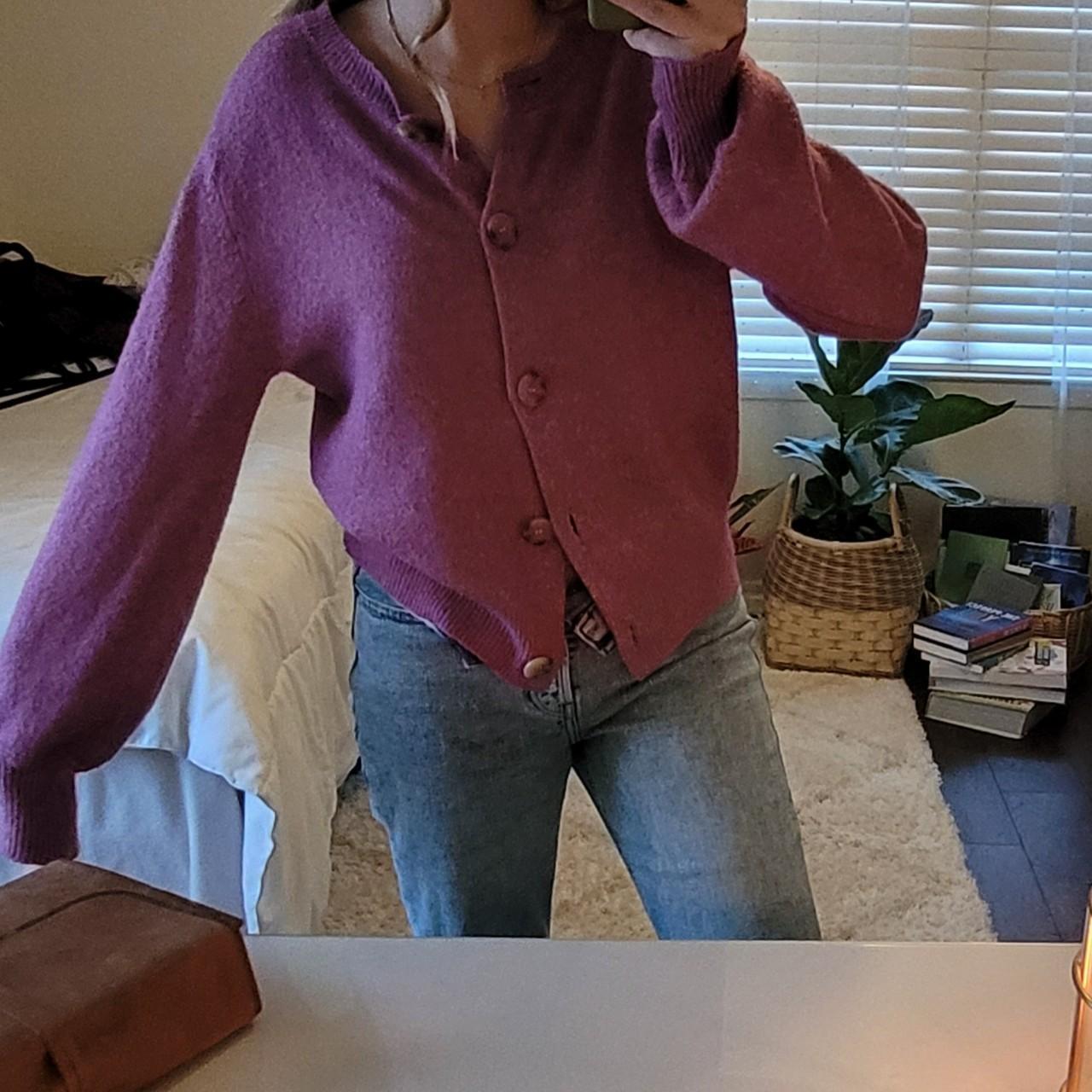 Free Assembly Women's Pink and Purple Jumper (2)