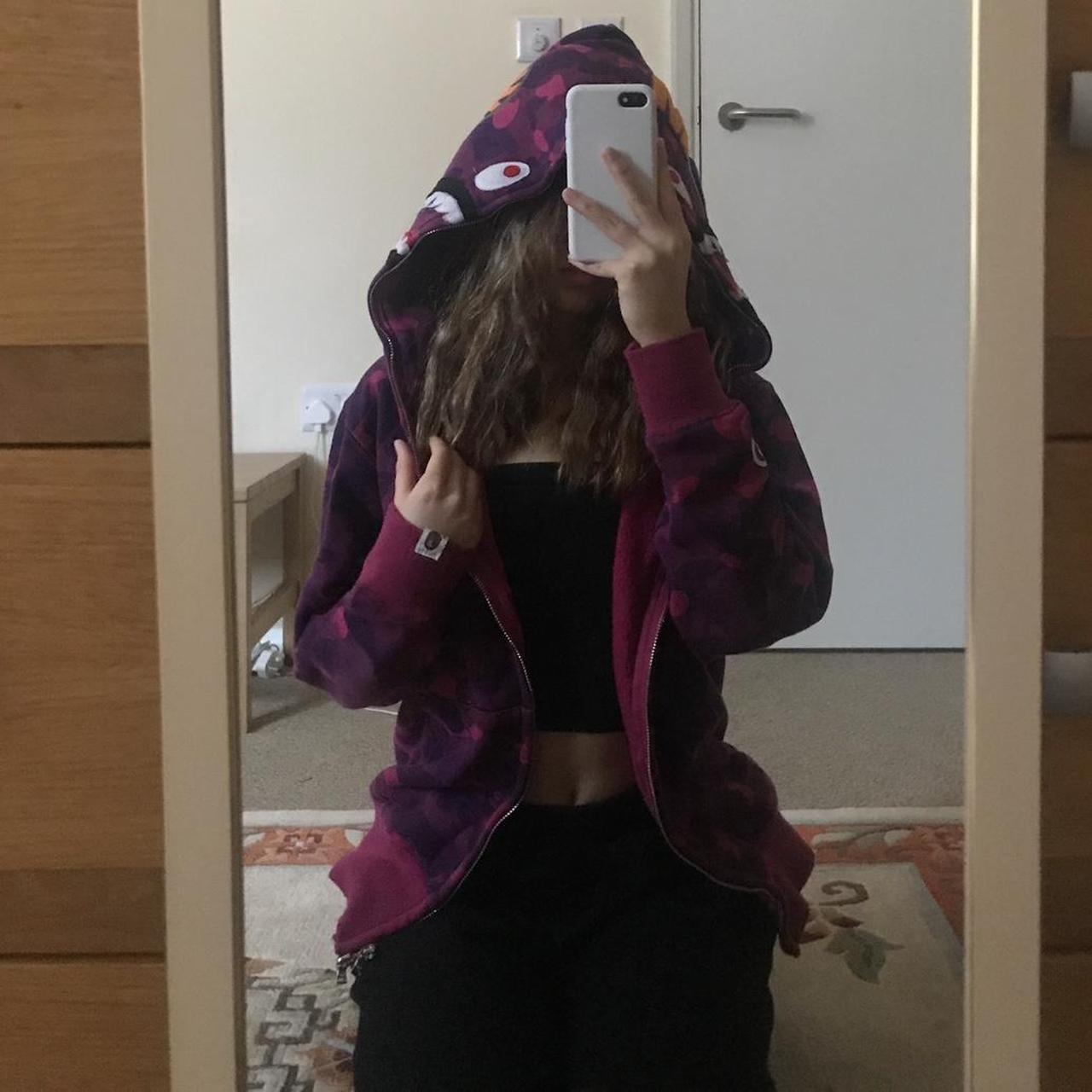 Streetwear  Pink hoodie outfit, Pink bape hoodie, Bape outfits