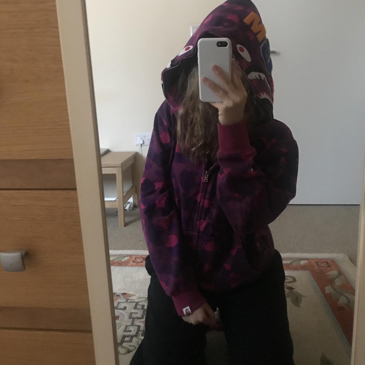 Bape Shark purple camo New New New Supreme bape - Depop