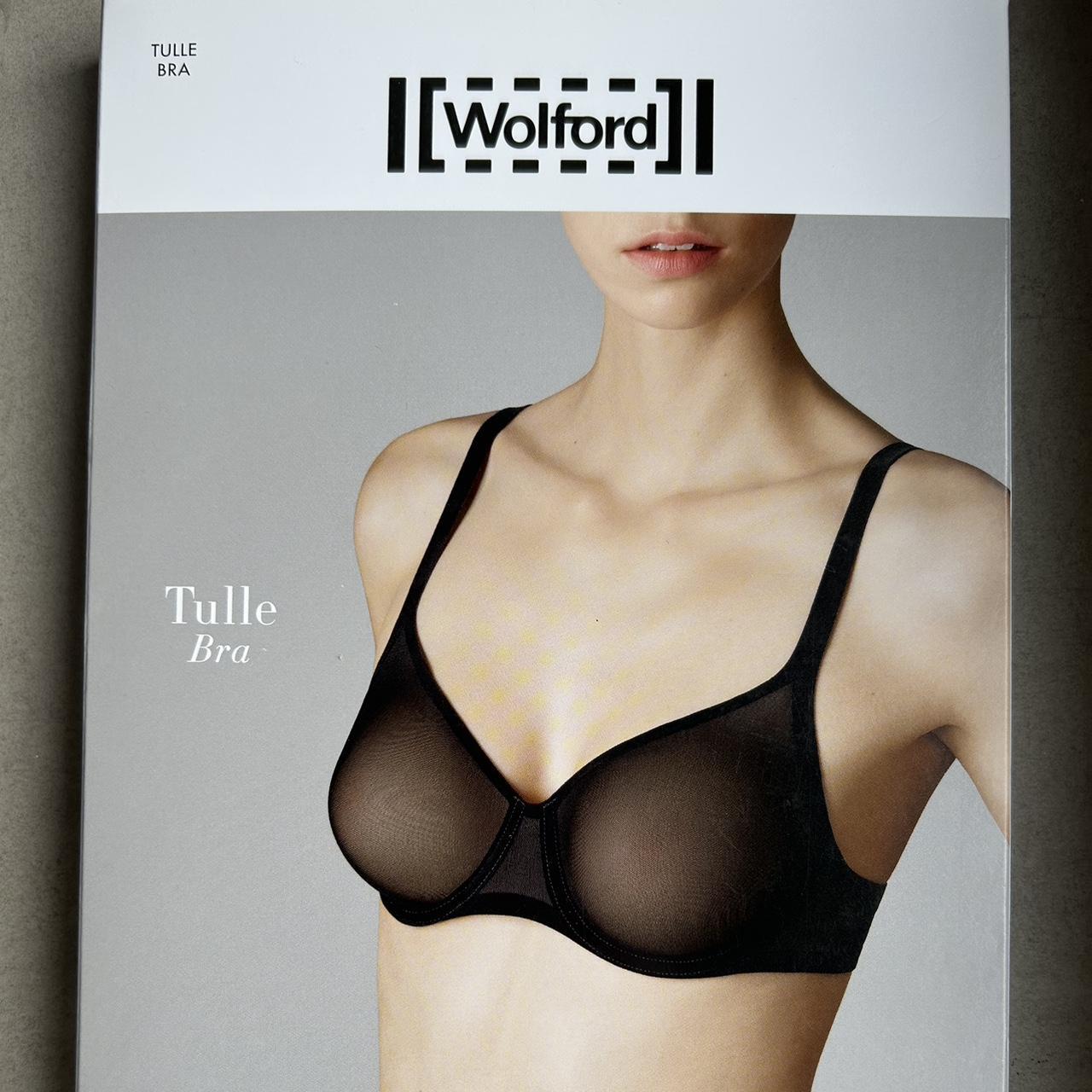 Wolford black wired bra size 34A Brand new Never Depop