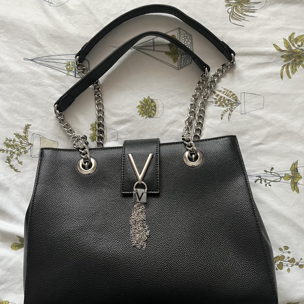 VALENTINO Womens Divina Handbag Bags And Wallets Gray