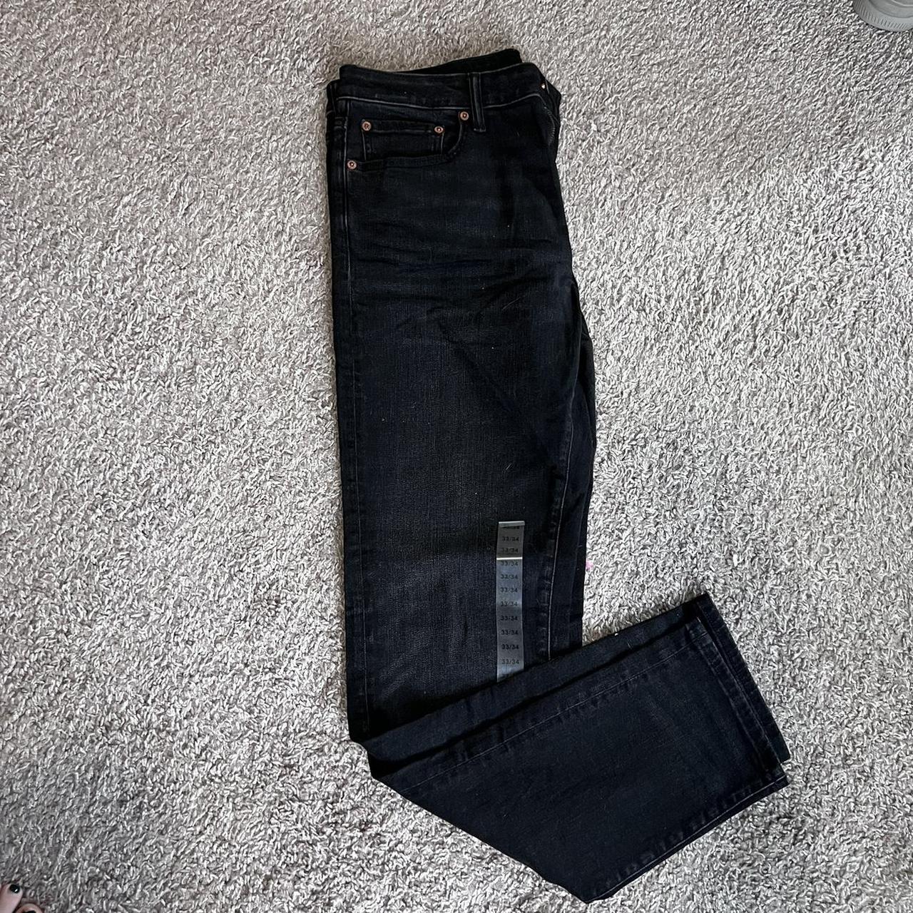 American Eagle Airflex+ Athletic Fit black jeans (no - Depop