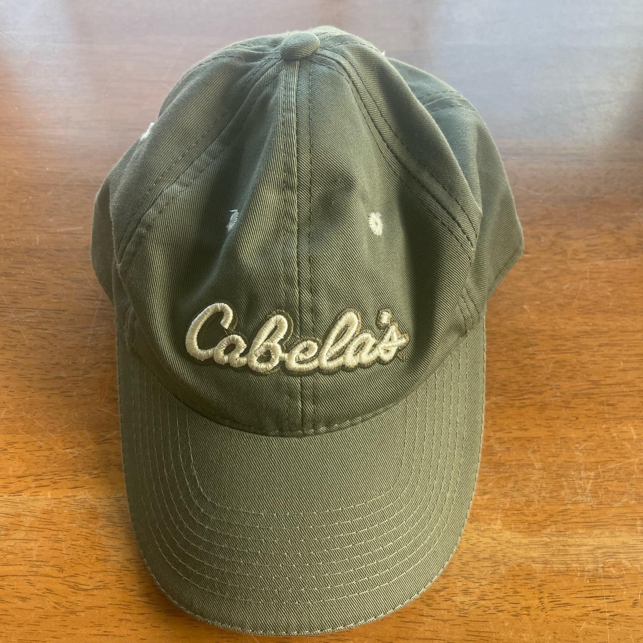 Vintage Green Cabela's Snapback Hat. • Flat - Depop