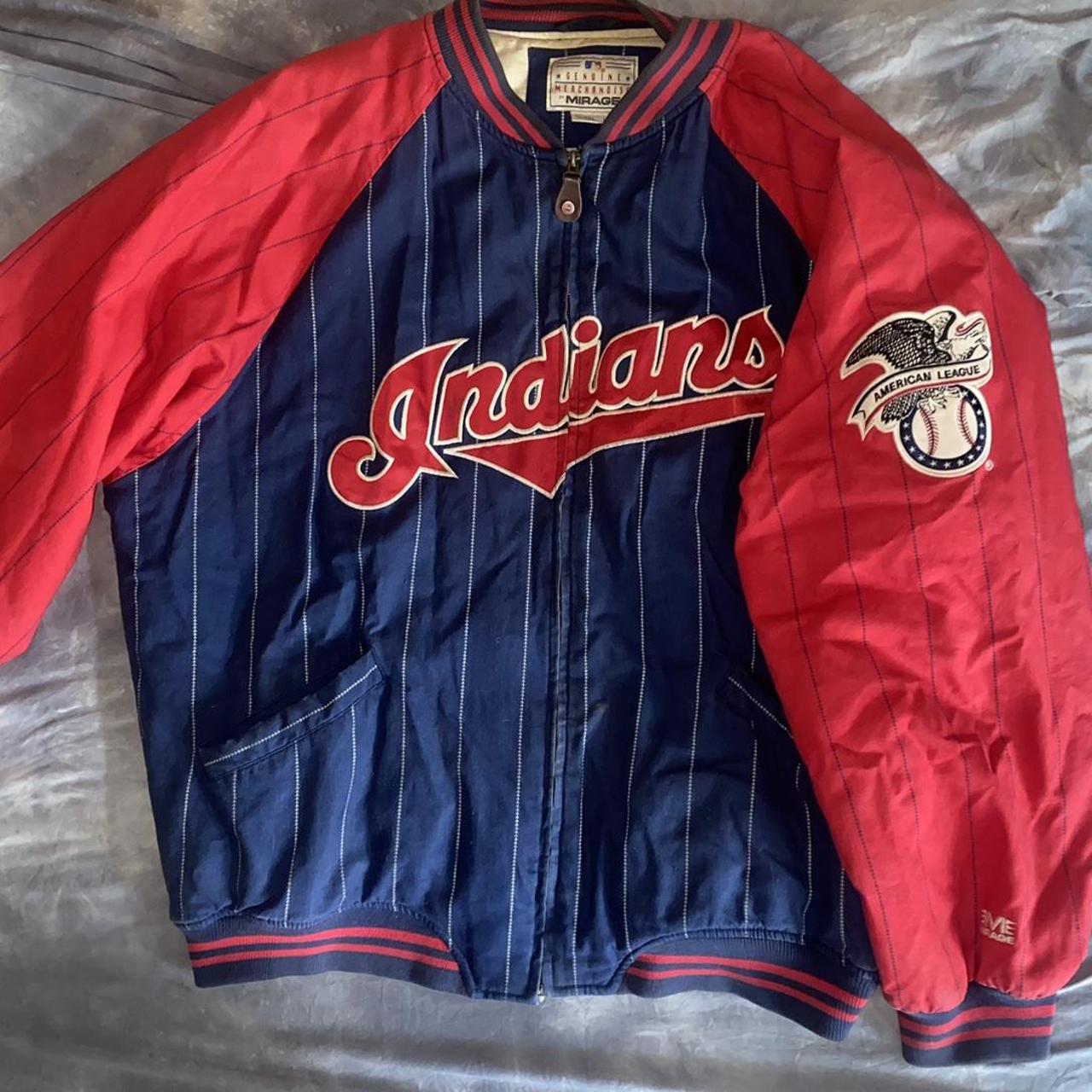 Vintage Cleveland Indian varsity Jacket 💙brand:... - Depop