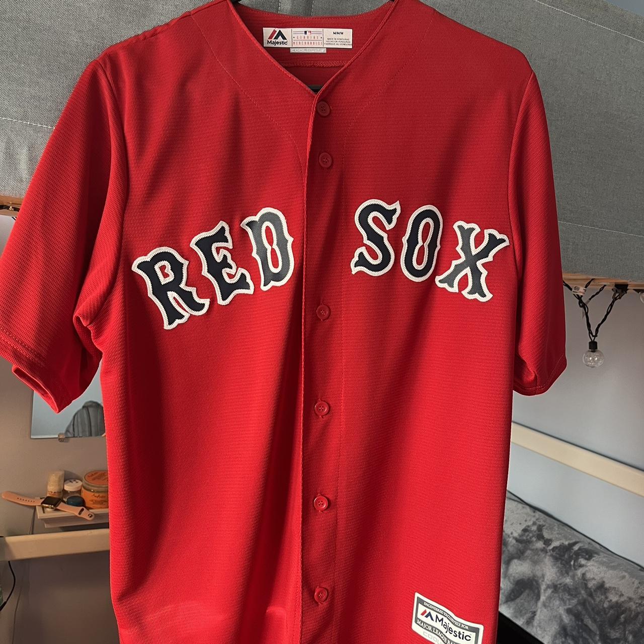 Dustin Pedroia Boston Red Sox Jersey Size - Depop