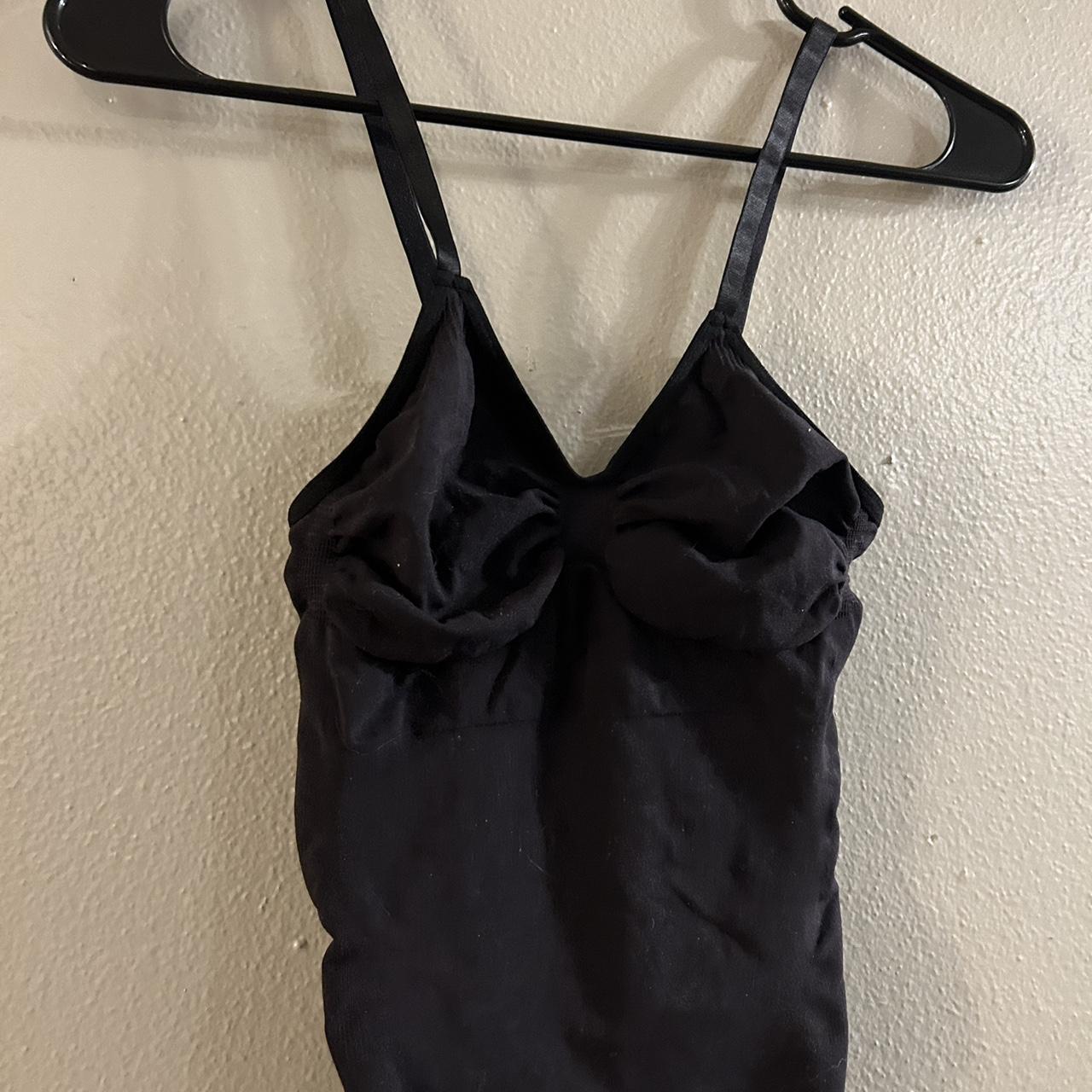 Black skims sculpting bodysuit with snaps size - Depop