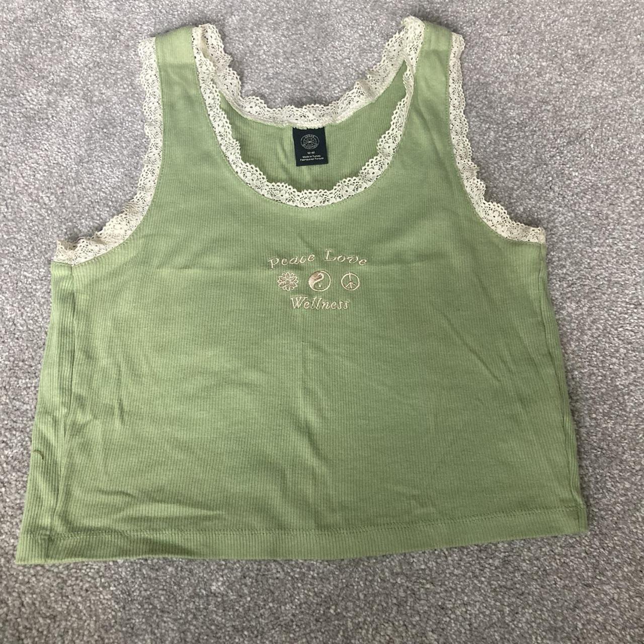Urban Outfitters sage green vest top perfect for... Depop