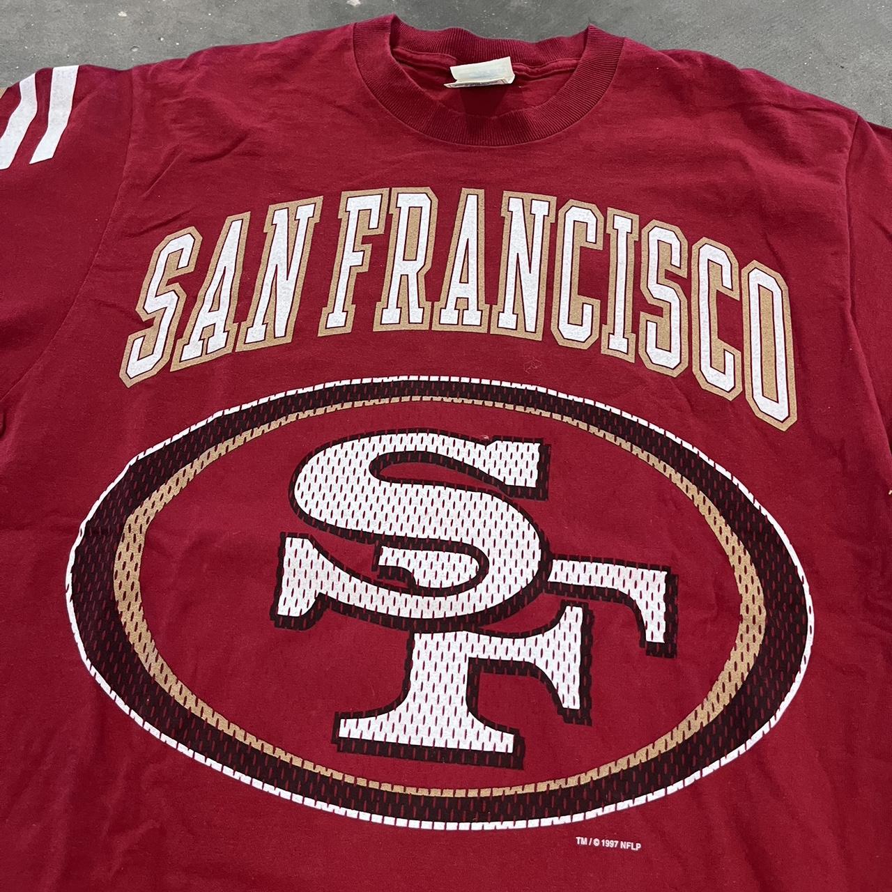 San Francisco 49ers Black Shirt Vintage looking - Depop