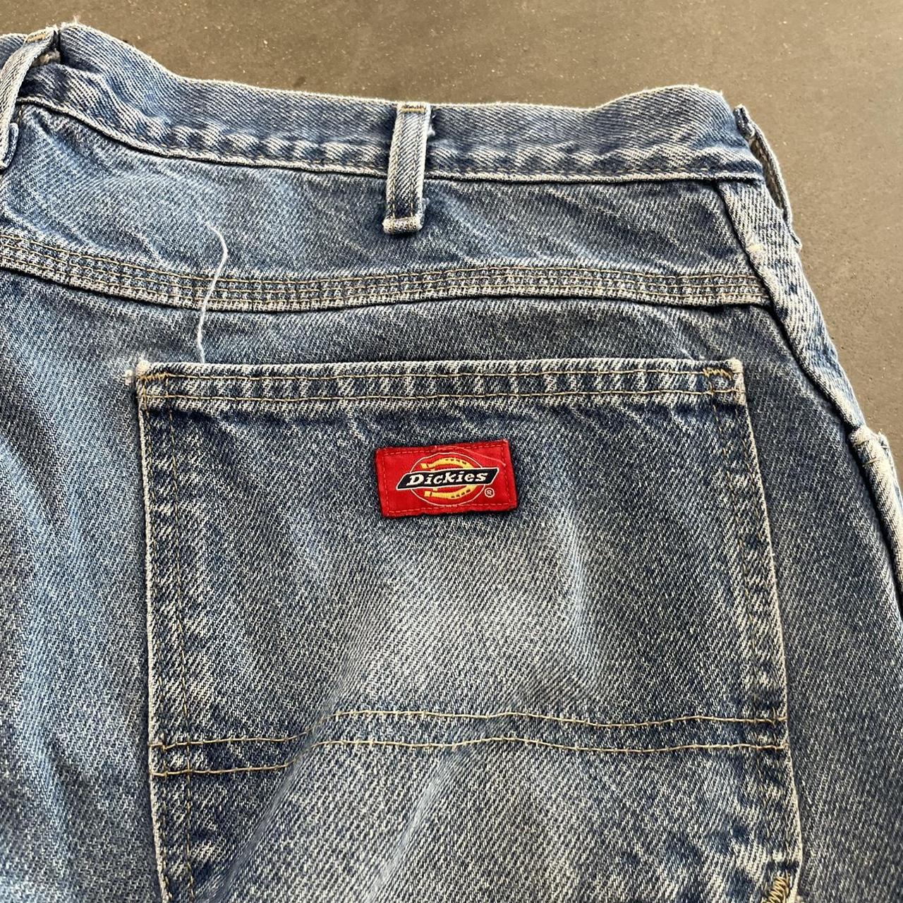 Vintage dickies carpenter pants jeans Lightwash... - Depop