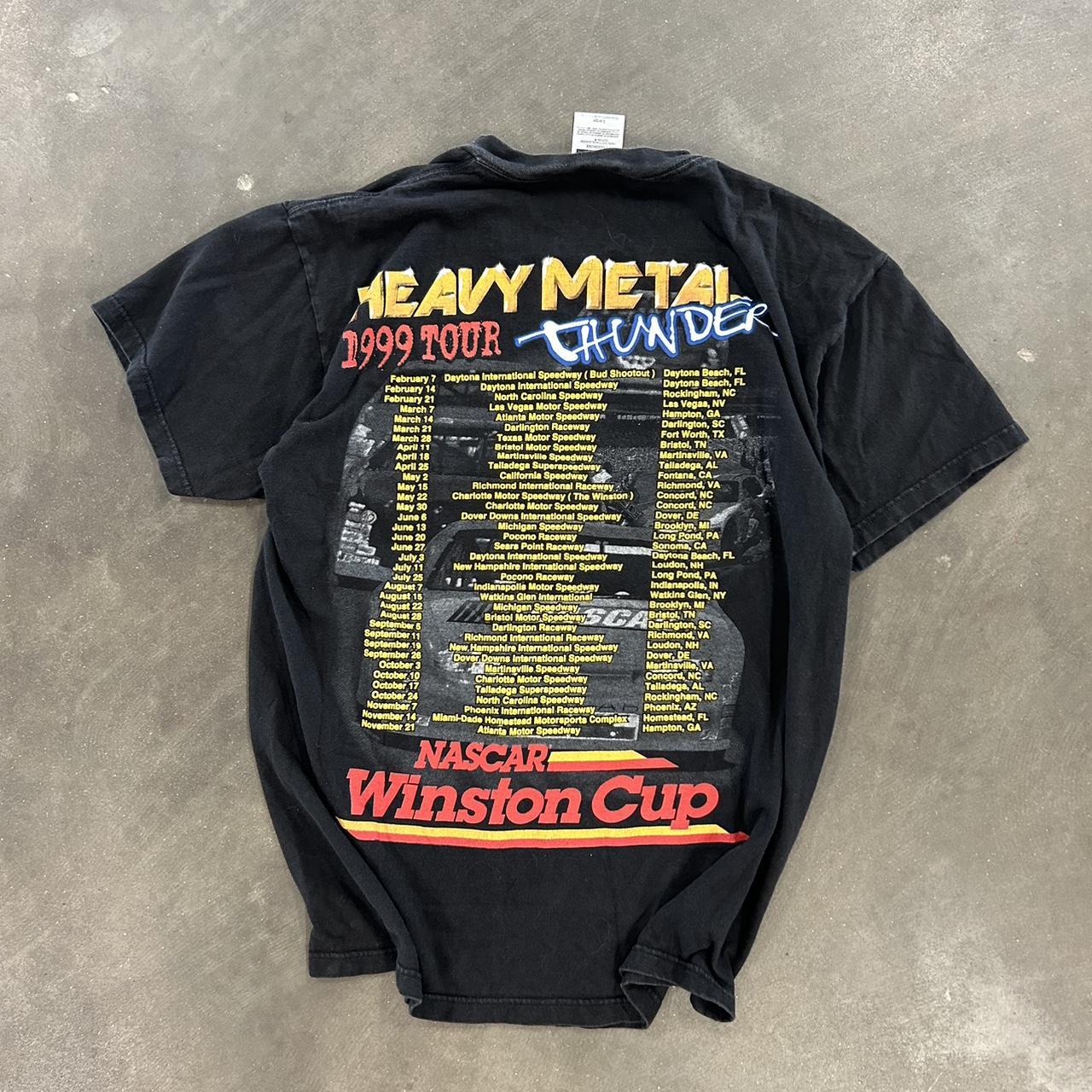 Vintage nascar Winston cup shirt tshirt all over... - Depop