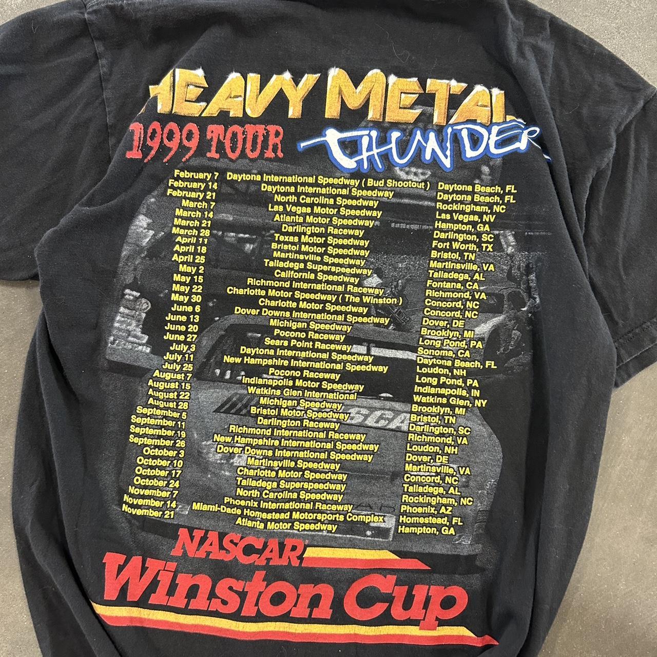 Vintage nascar Winston cup shirt tshirt all over... - Depop