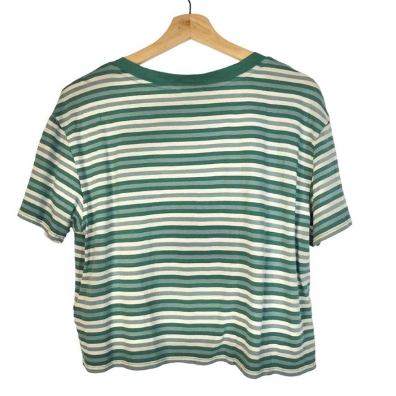 Guess green best sale and white stripe