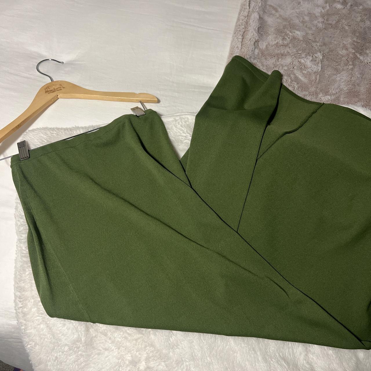Bec & Bridge Women's Green and Khaki Dress (3)