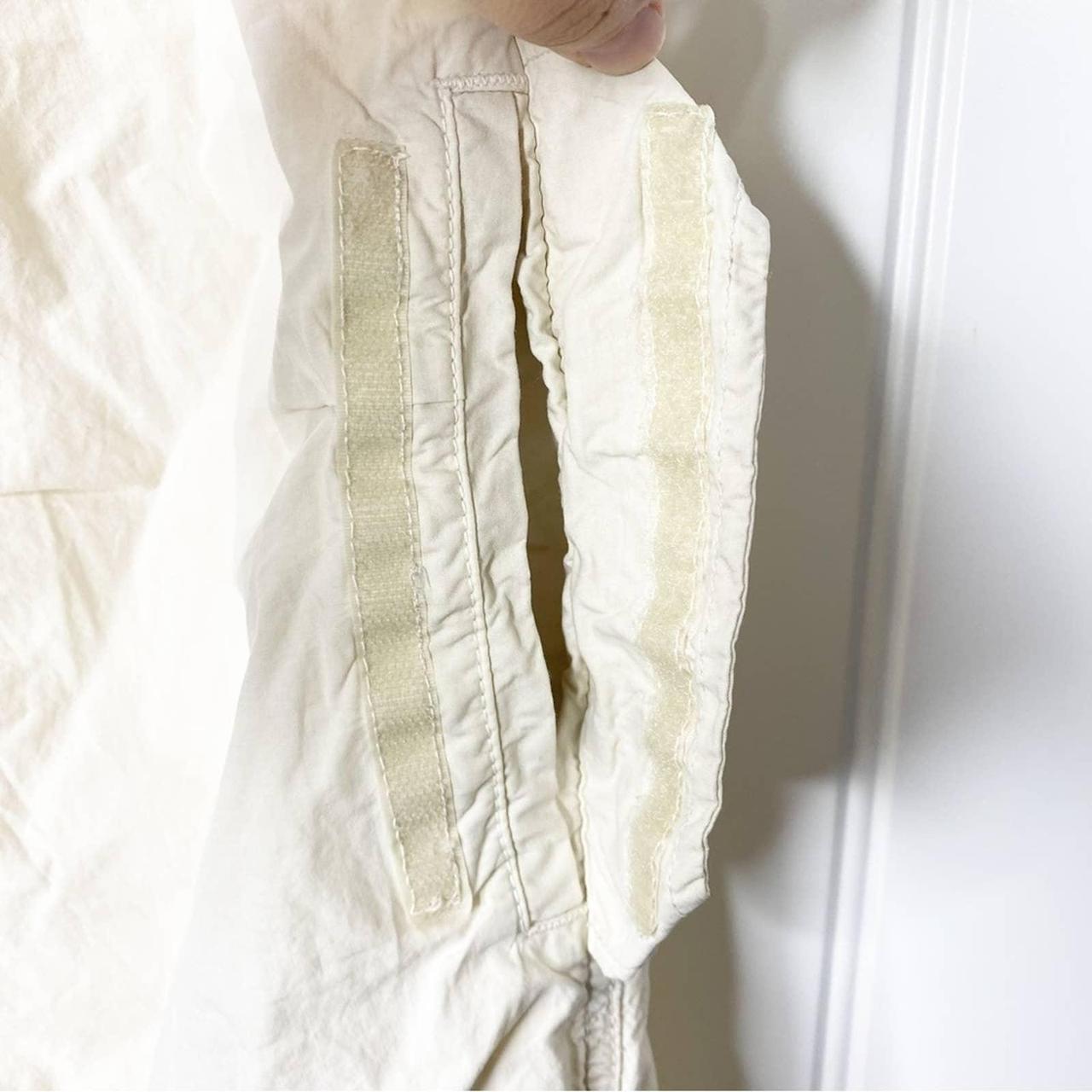 Original Y2K American Eagle cream cargo pants low... Depop