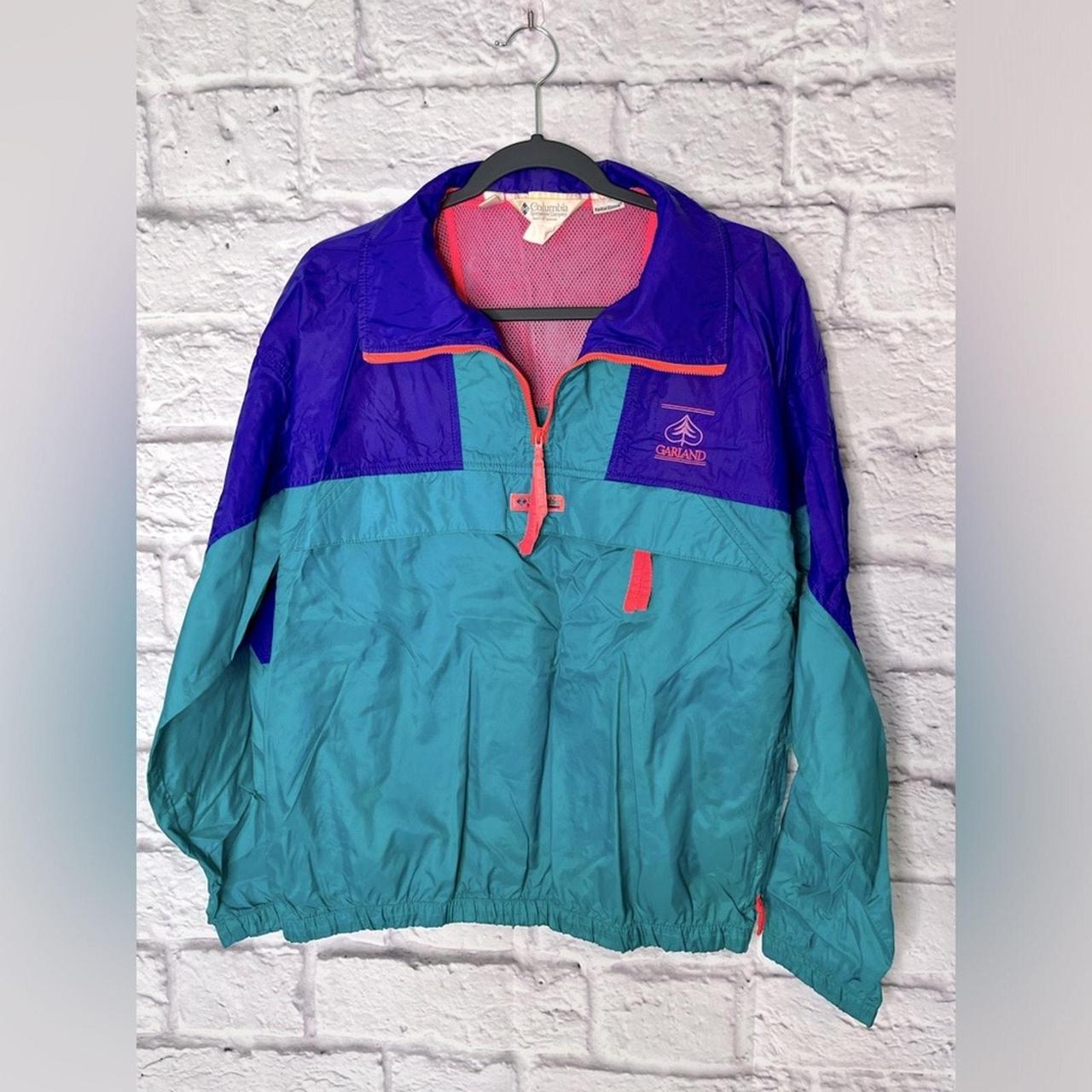 Columbia orders vintage 80s pullover windbreaker jacket