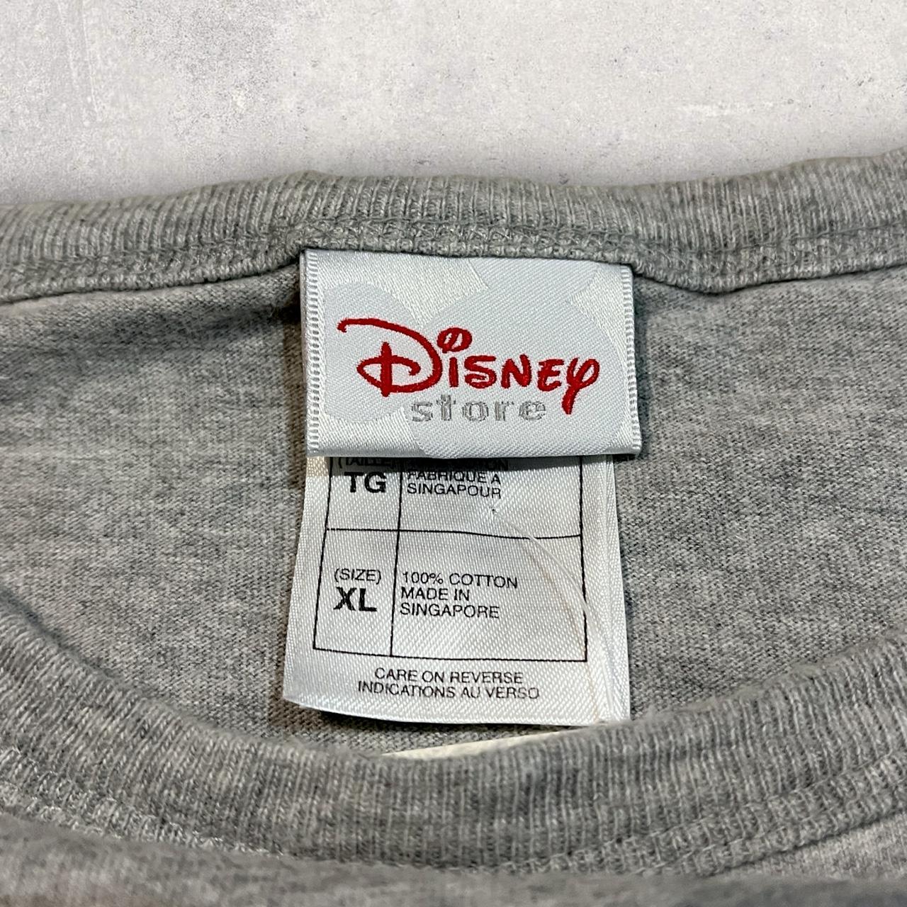 Disney Men's Grey and White T-shirt | Depop