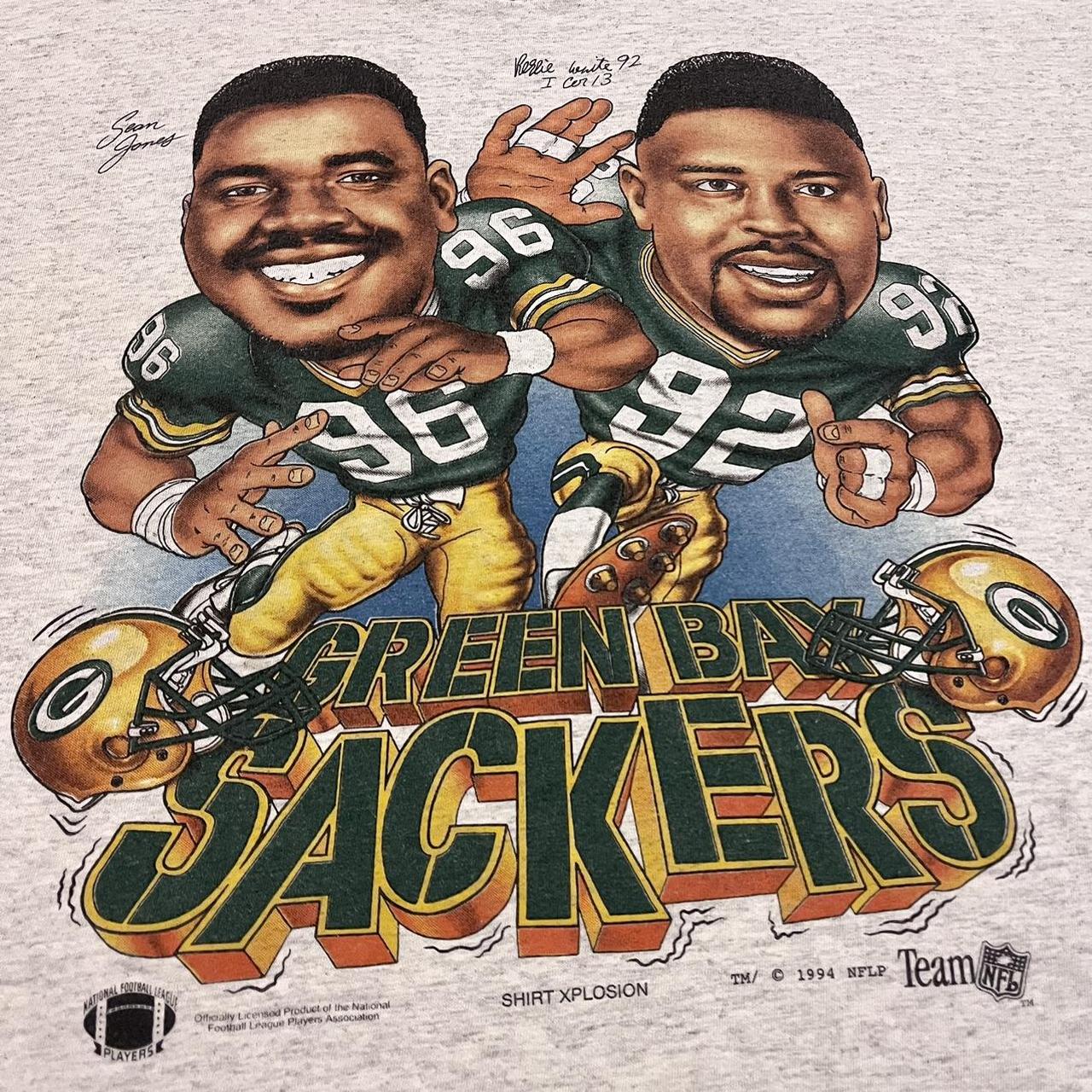 Vintage Green Bay Packers Shirt Xplosion Football Sweatshirt, Size