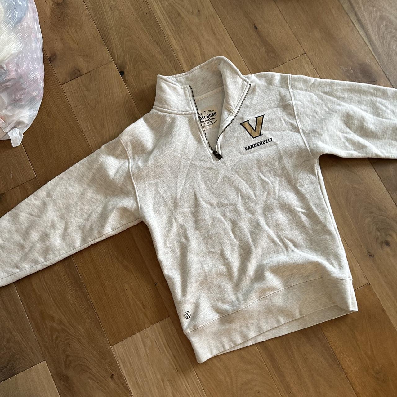 vanderbilt quarter zip so cute in great condition... Depop