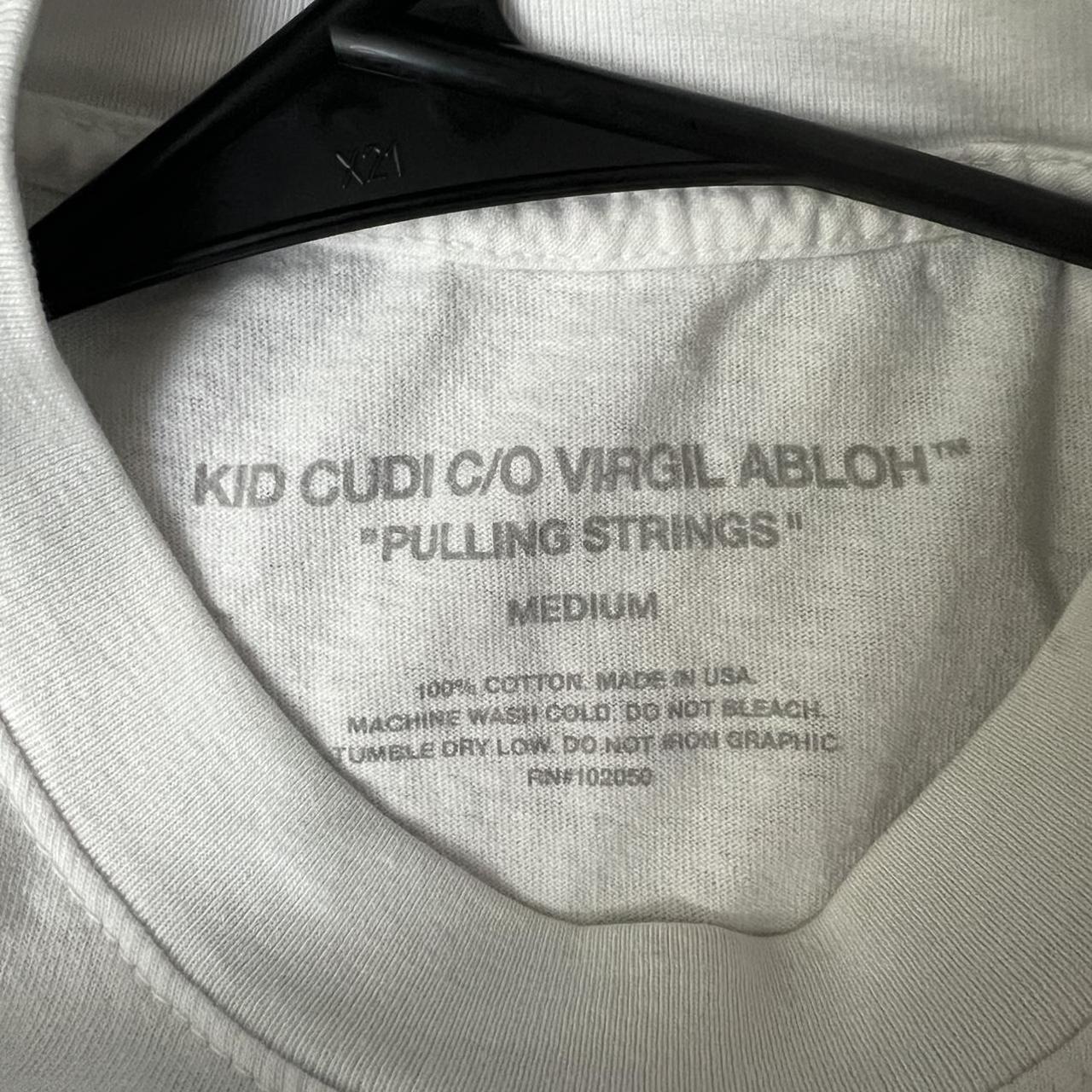 Kid Cudi C/O Virgil Abloh Pulling Strings T-Shirt White Men's