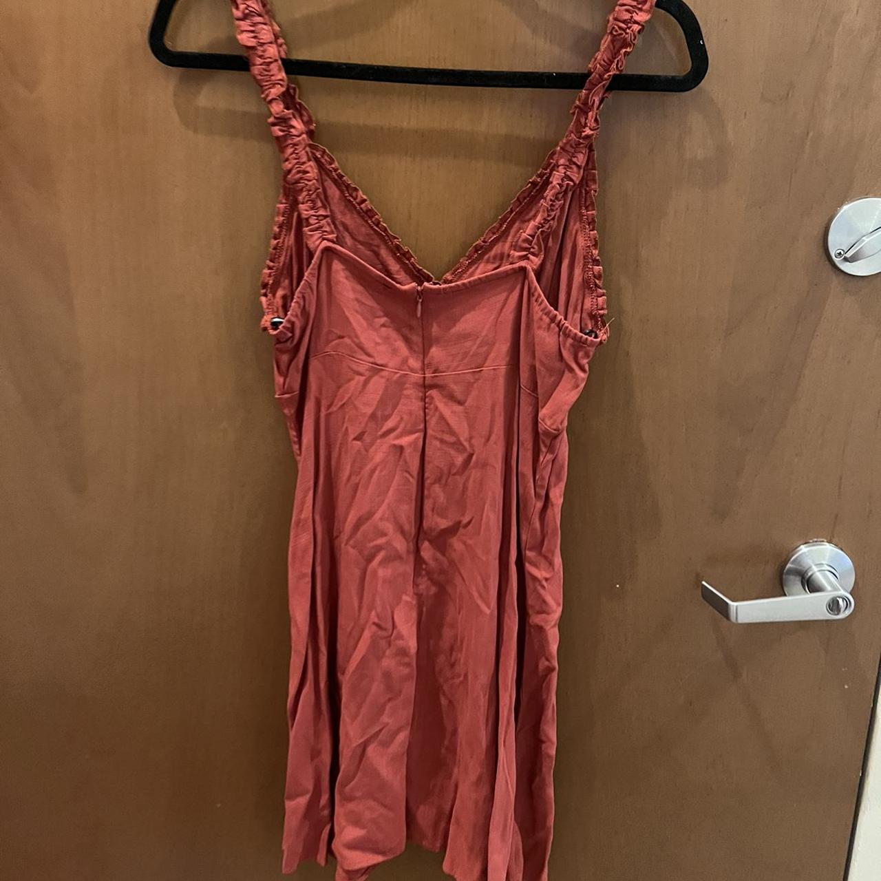 Forever 21 Women's Red and Orange Dress (2)