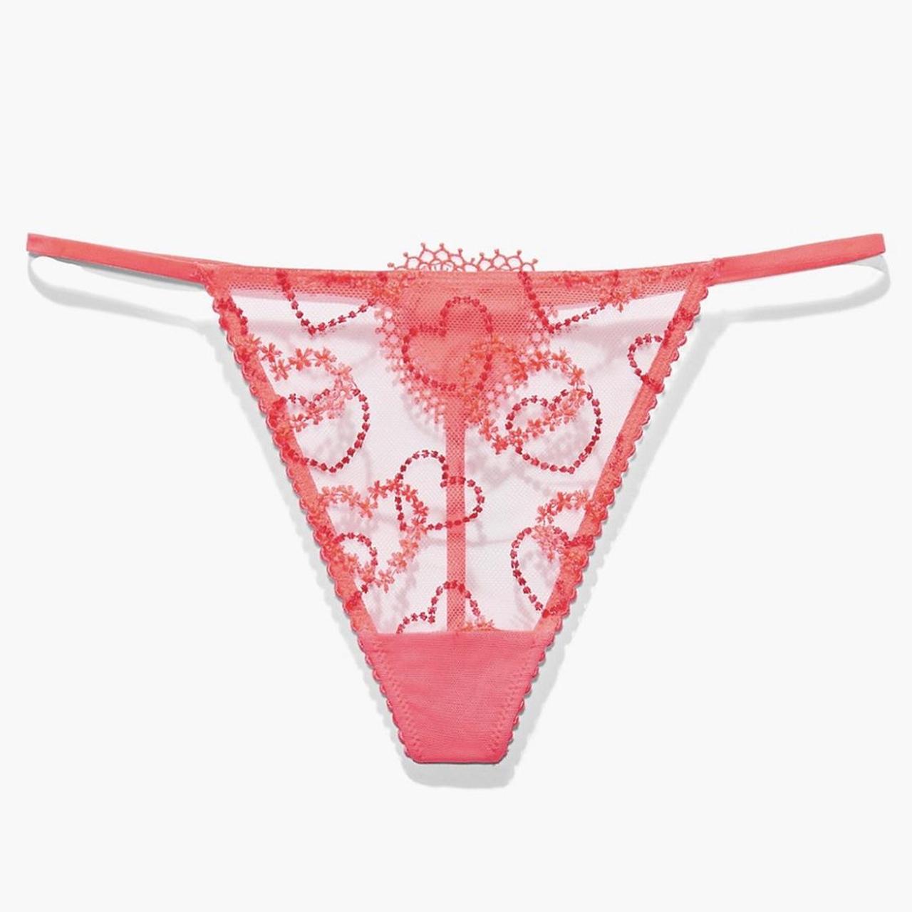 Sparkle Puff Cut-Out Bikini Panty + Valentine Box