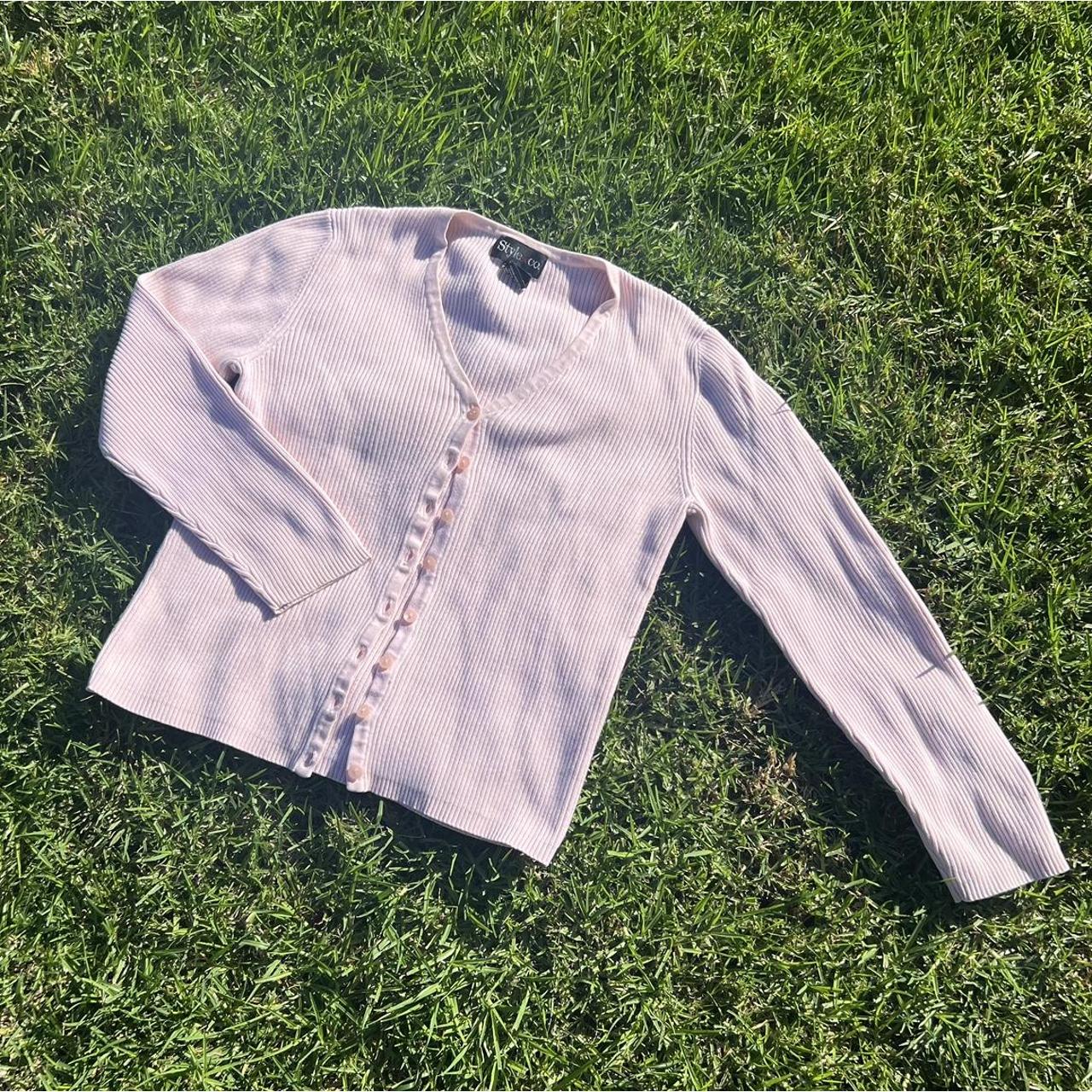 sweet baby pink cardigan 🎀 i loooove the... Depop