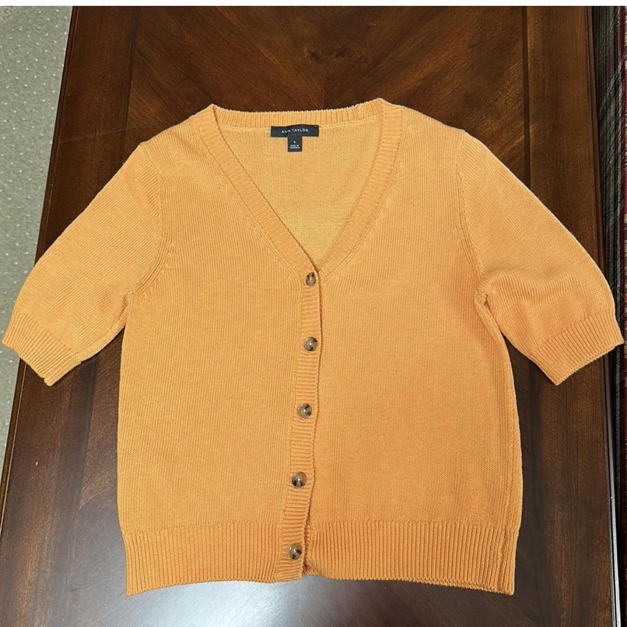 Ann taylor hotsell short sleeve cardigan