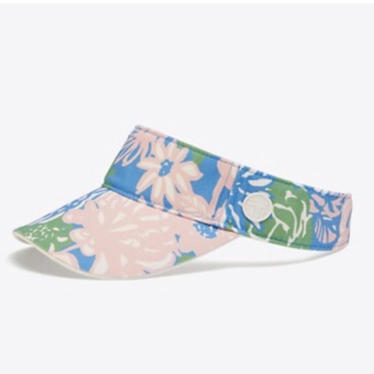 NWT Tory Burch Tory Sport Floral Print Visor New in | Depop
