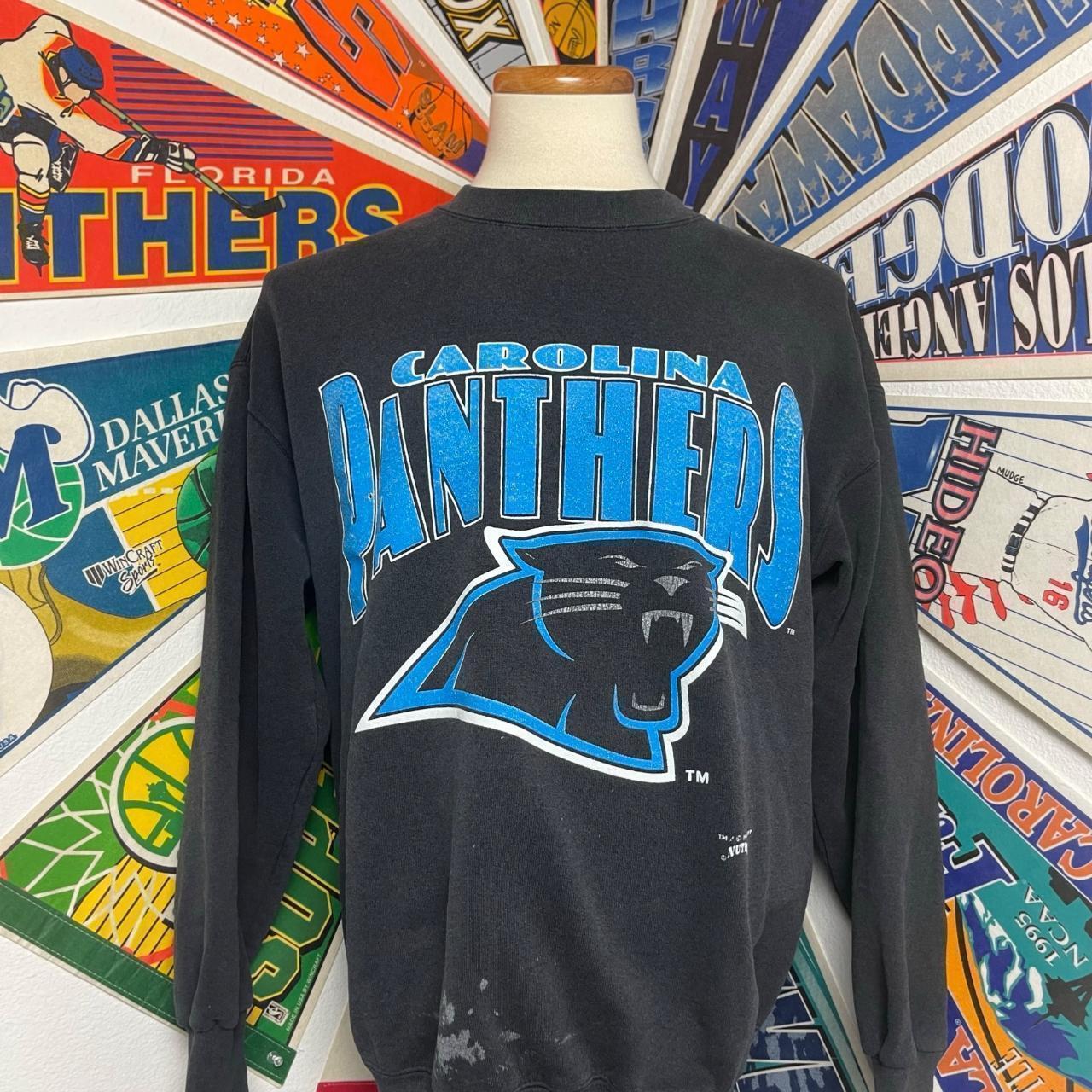 Vintage 1993 Carolina Panthers T-Shirt by Nutmeg - Depop