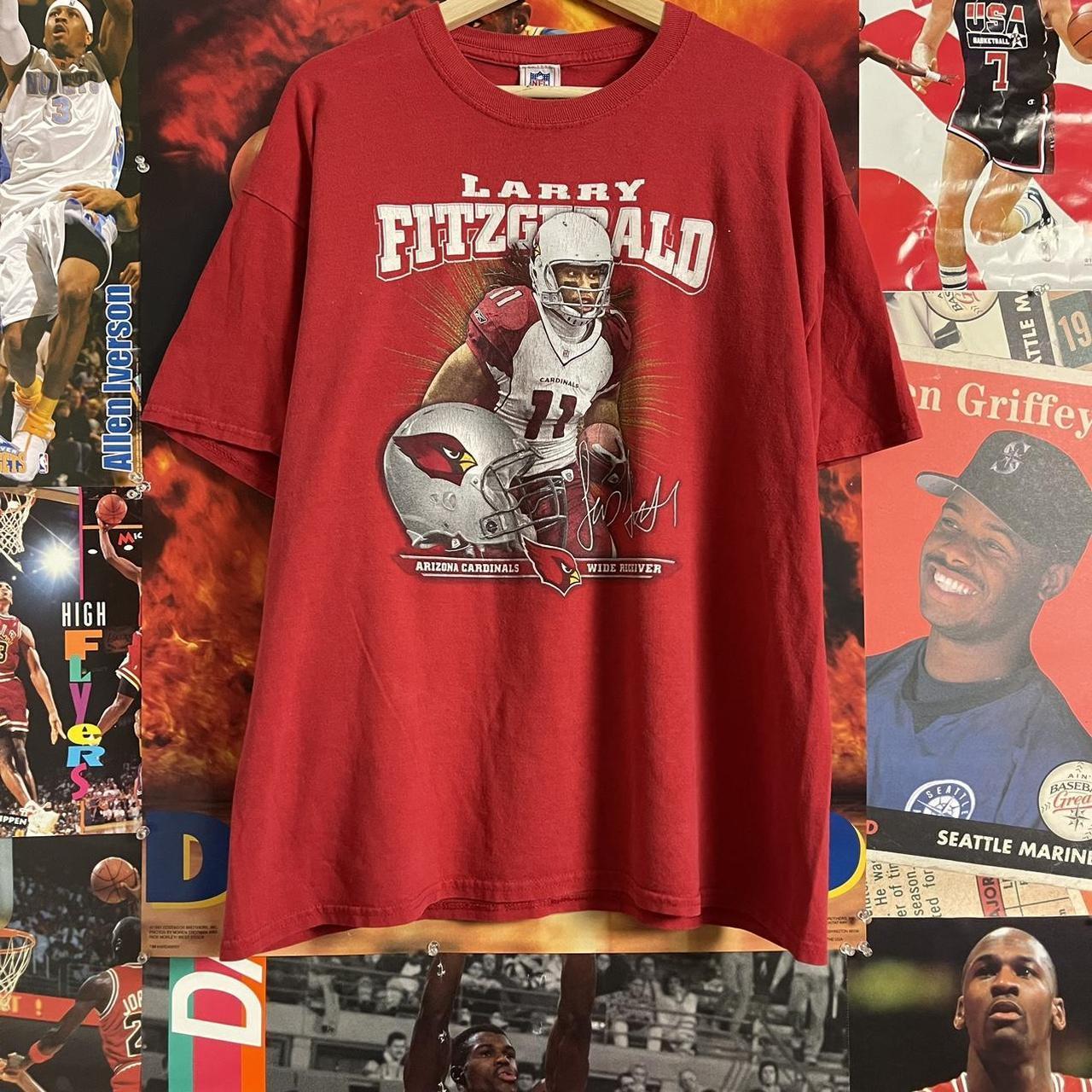 Arizona Cardinals Men's Retro Vintage T-Shirt (Medium) :