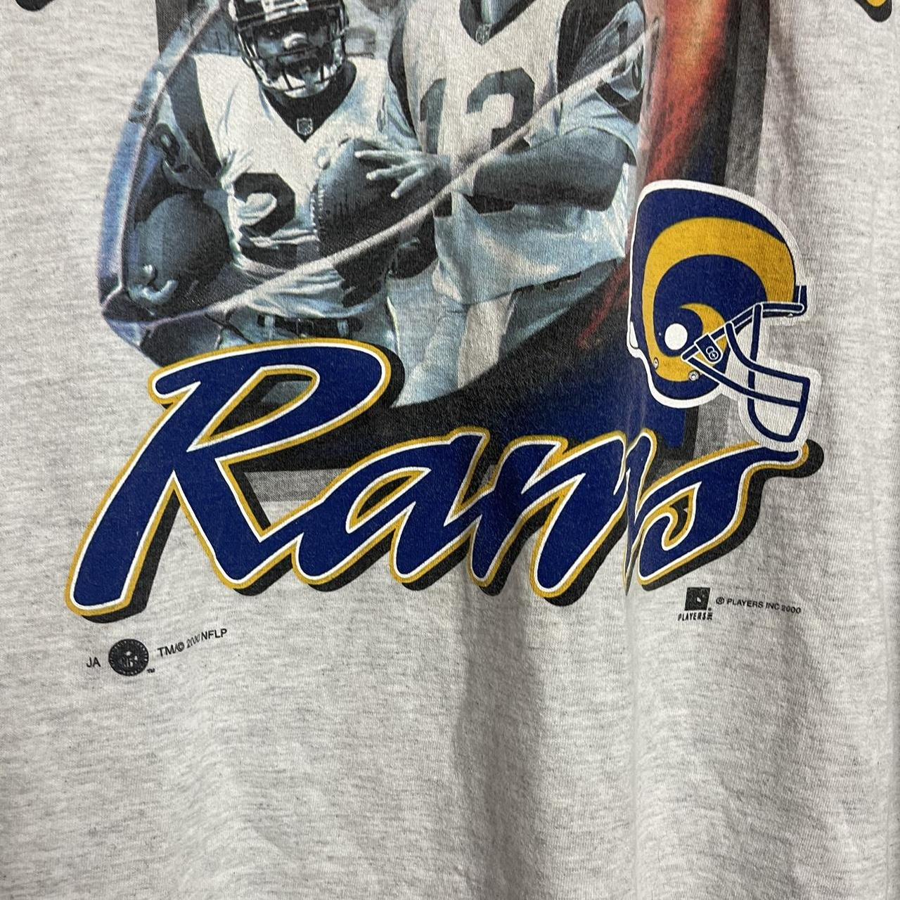 Vintage '99 #13 KURT WARNER Los Angeles Rams NFL T-Shirt M (Deadstock) –  XL3 VINTAGE CLOTHING