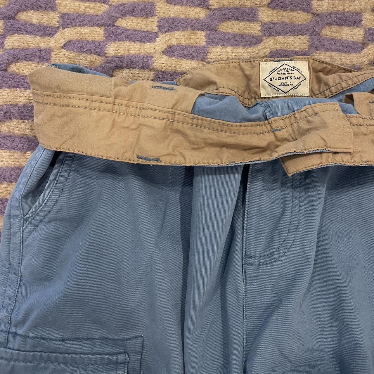 St John S Bay Women S Blue Shorts Depop   P0 