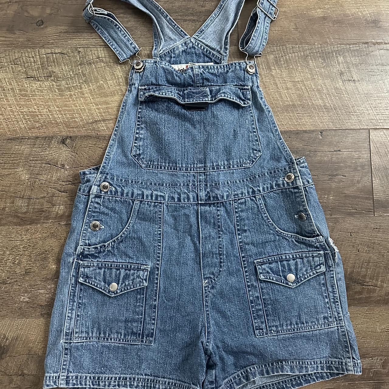 Original Thread Short Overalls, small hole at pocket... - Depop