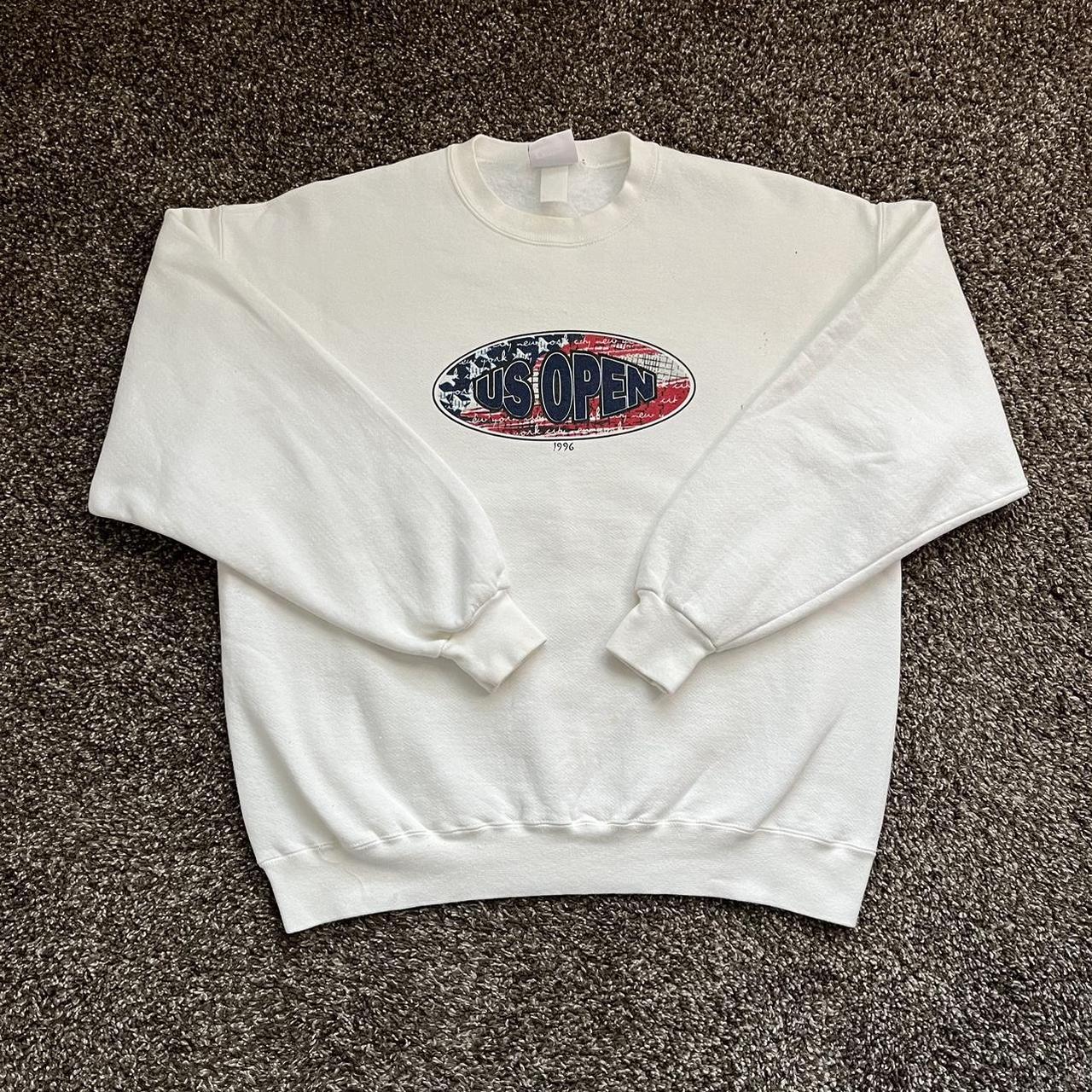 Vintage 1996 Crewneck Sweatshirt Really dope US Open... - Depop