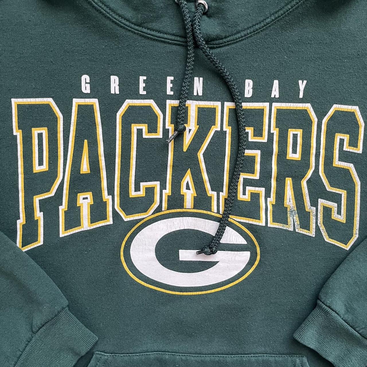 Vintage Y2K 2003 Green Bay Packers Playoffs Hoodie - Depop