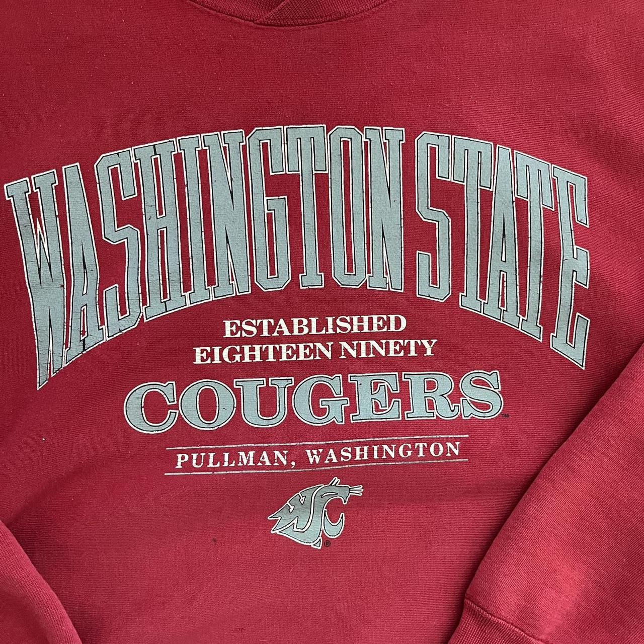 Vintage 90s Washington State University Sweatshirt... - Depop