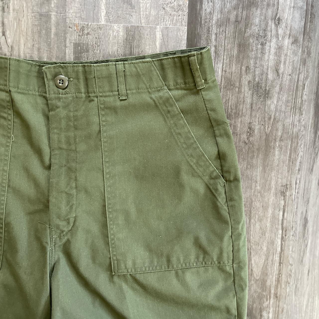 Men's Green and Khaki Trousers | Depop