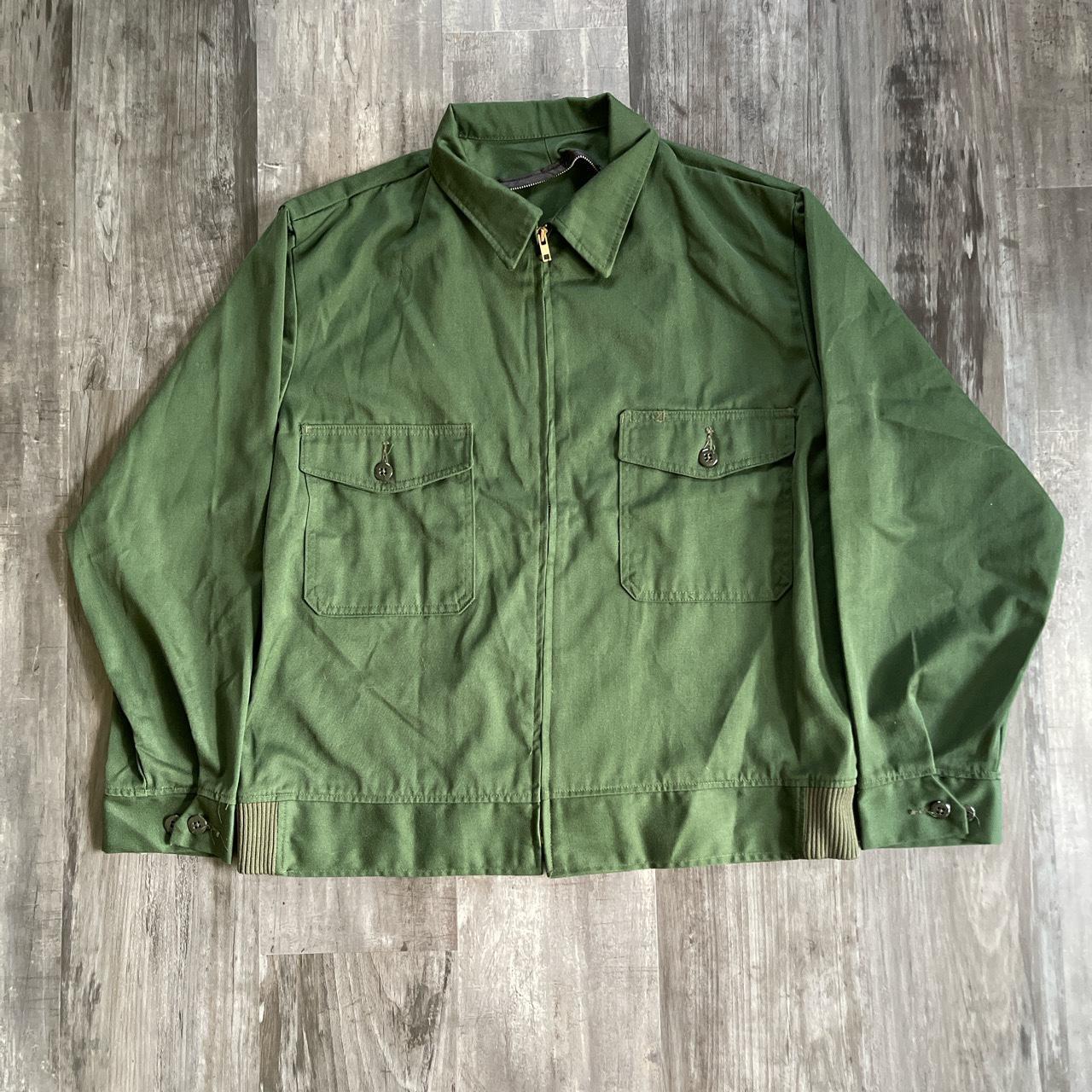 Vintage Army Green Military Jacket. OldSchool style... Depop