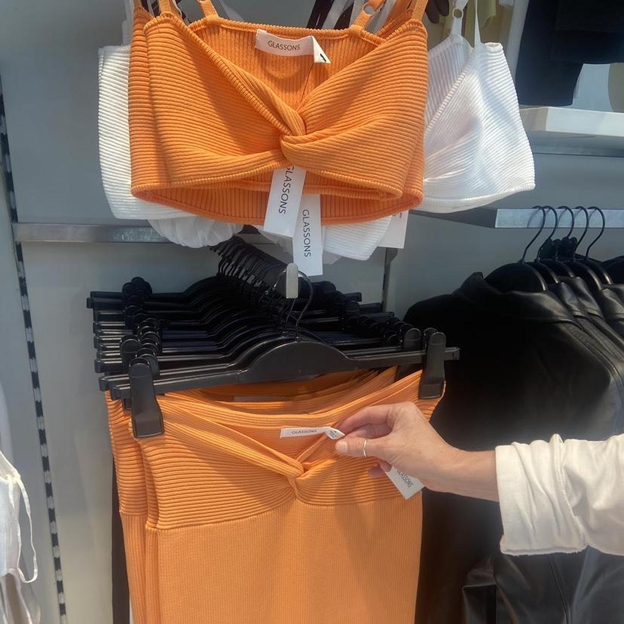 Beautiful orange Glassons set size XS could... Depop